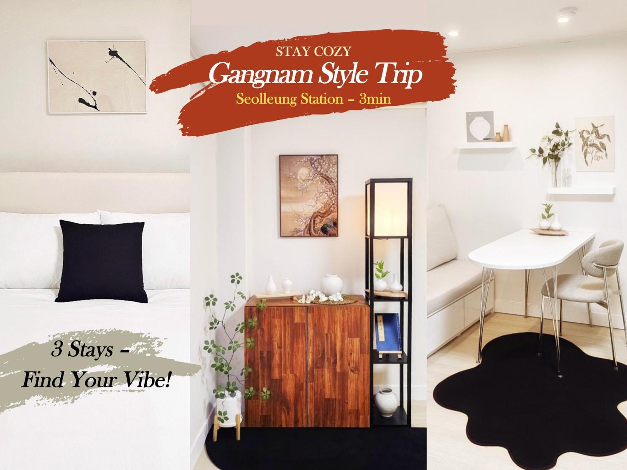 Cozy Gangnam Style Trip, 3min To Subway, Calm & Chic Pangsapuri